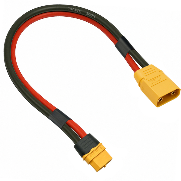 XT60 Female to XT90 Male Adapter Cable 10AWG