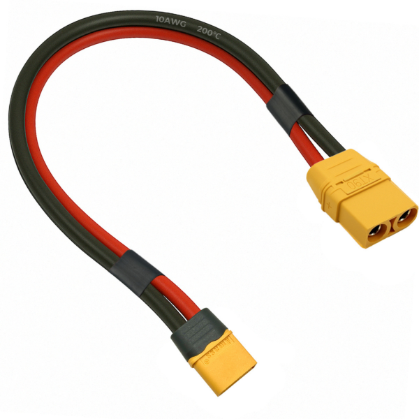 XT60 Male to XT90 Female Adapter Cable 10AWG