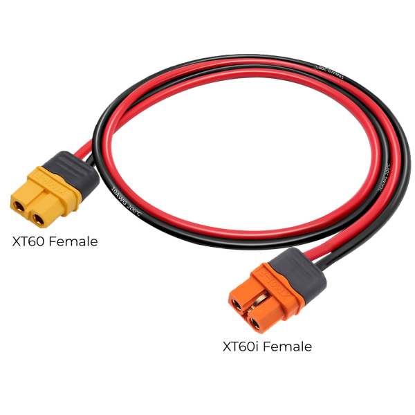 XT60i Female to XT60 Female Connector Cable 10AWG