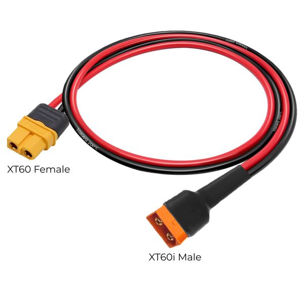 XT60i Male to XT60 Female Connector Cable 10AWG