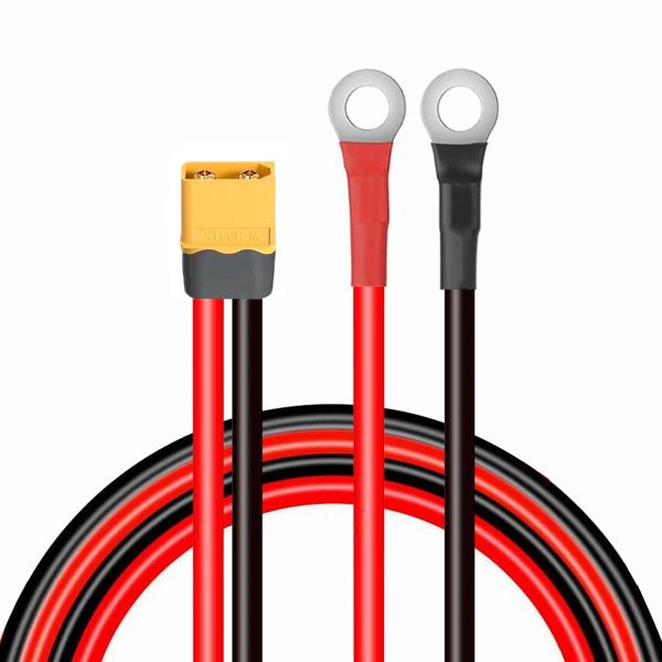 XT60 Male to M8 5/16 O Ring Terminal Cable 10AWG
