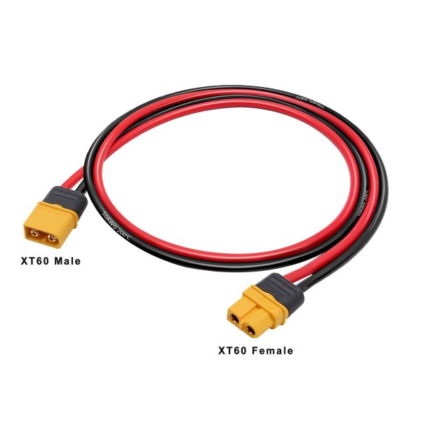 XT60 Female to Male Extension Cable 10AWG