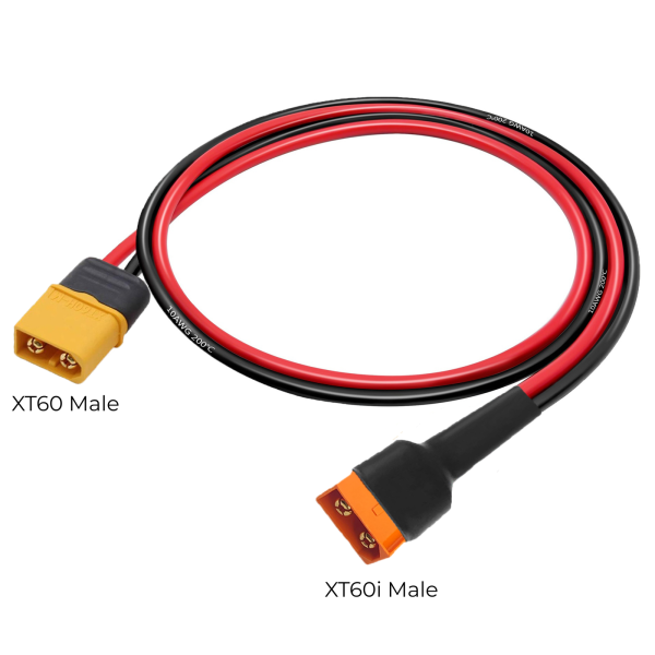 XT60i Male to XT60 Male Connector Cable 10AWG