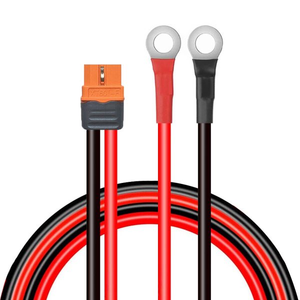 XT60i Female to M8 5/16 O Ring Terminal Cable 10AWG