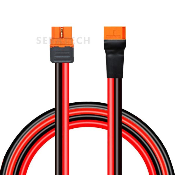 XT60i Male to Female Extension Cable 10AWG for Portable Power Stations
