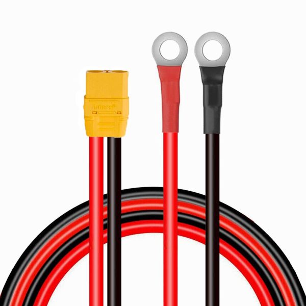 XT90 Female to M8 5/16 O Ring Terminal Cable 10AWG